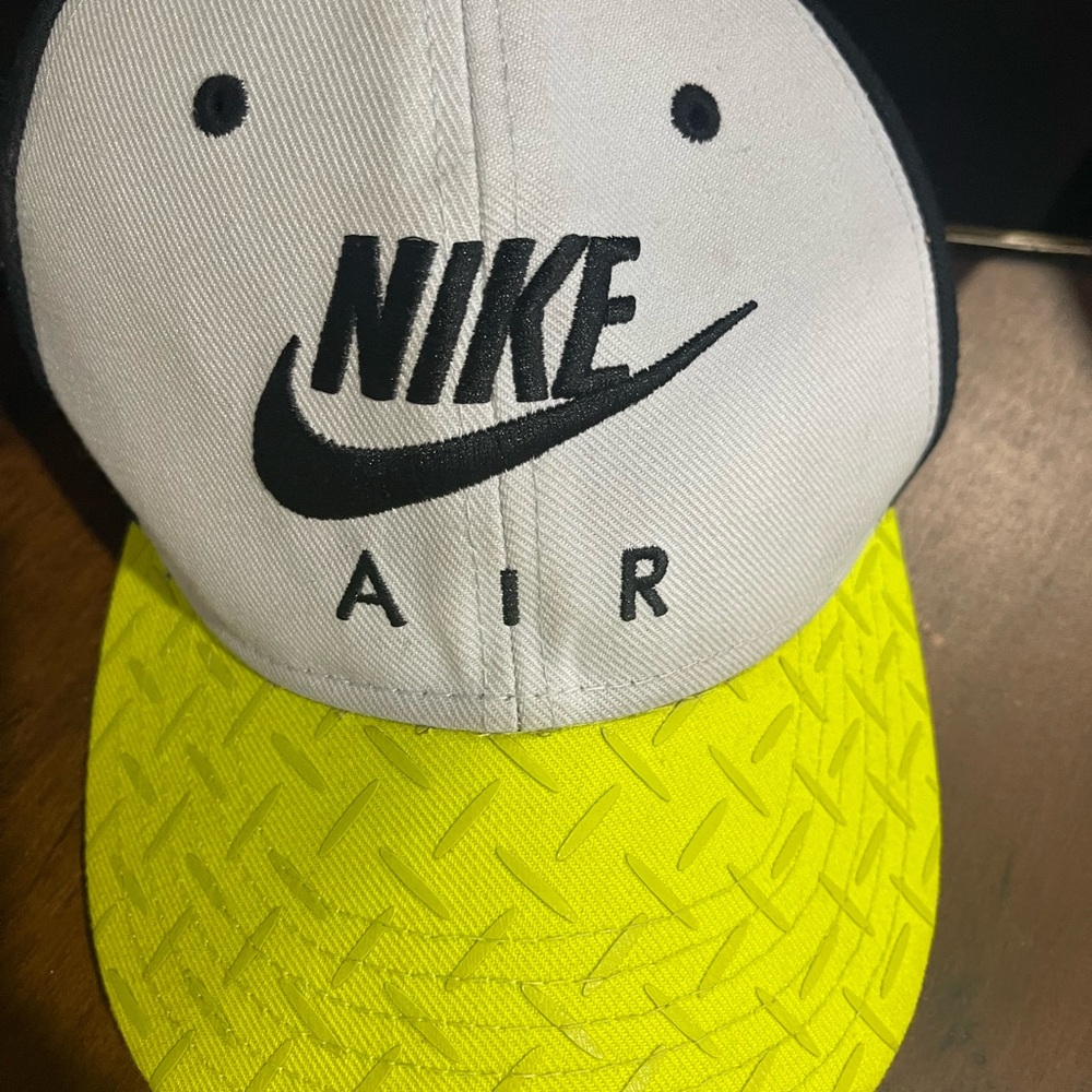 Nike Yellow and White Cap